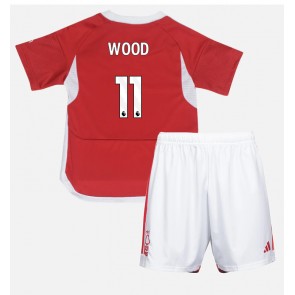 Nottingham Forest Chris Wood #11 Hemmakläder Barn 2023-24 Kortärmad (+ Korta byxor)